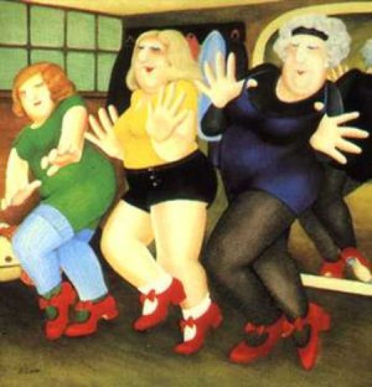 Beryl Cook Dancing Class