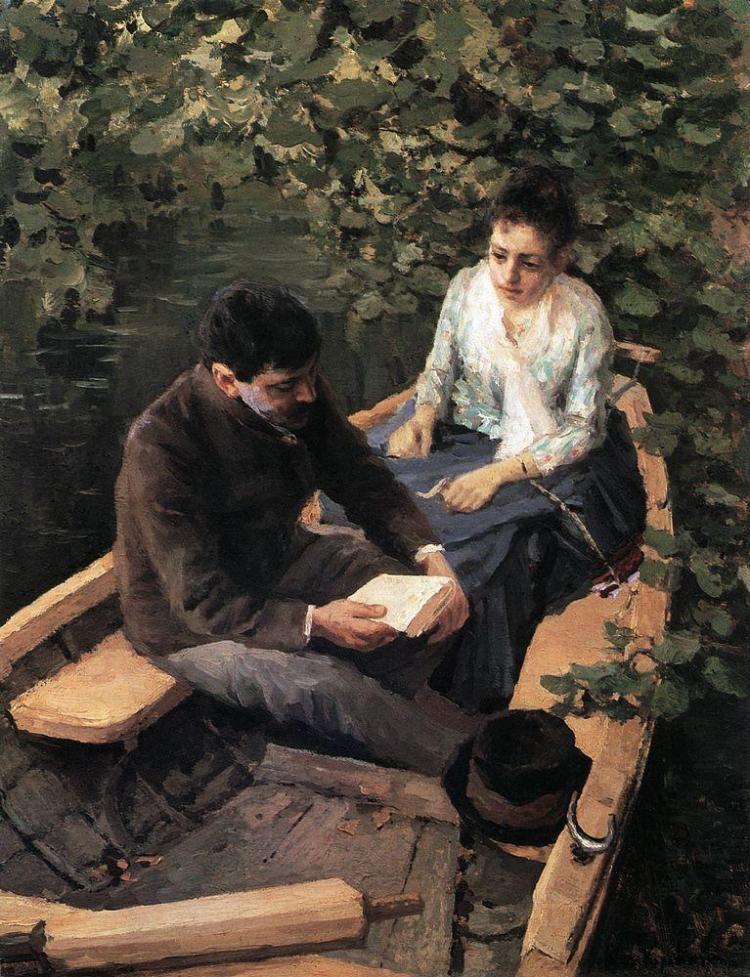 in-the-boat-1888Konstantin Korovin